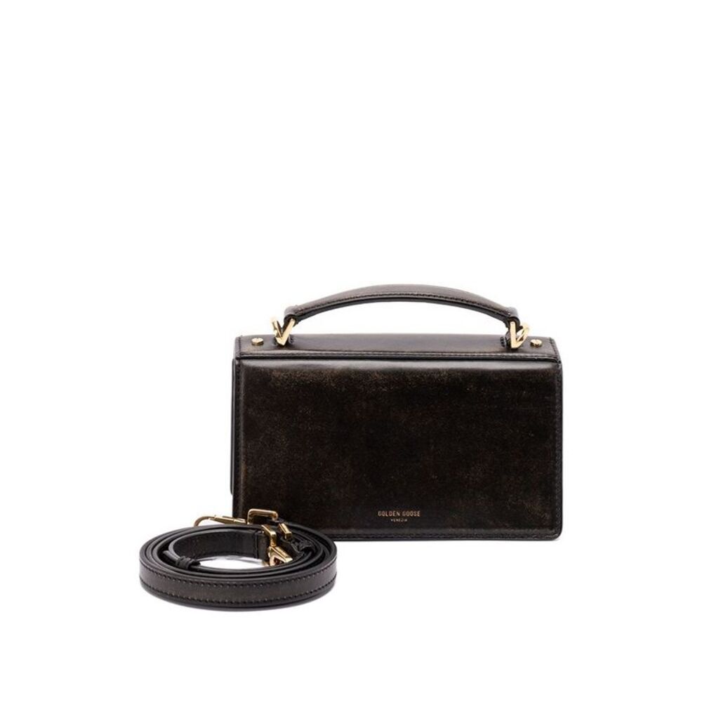 Golden Goose Women's Venezia Bag In Boarded Leather With Gold Details - Picture 2 of 5